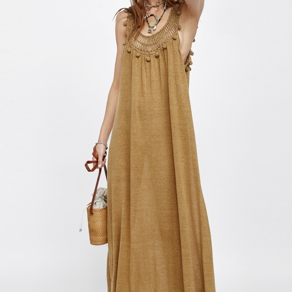Zara crochet maxi dress - Picture 4 of 6